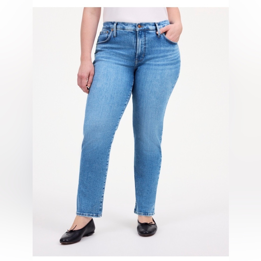 Madewell Mid-Rise Perfect Vintage Jean in Berdelle Wash size 14 NO663